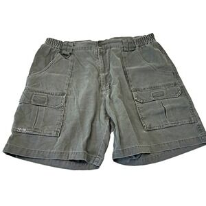 Susquehanna‎ Trail Outfitters Cargo Shorts Men's 36 Gray Hiking GORP Cotton
